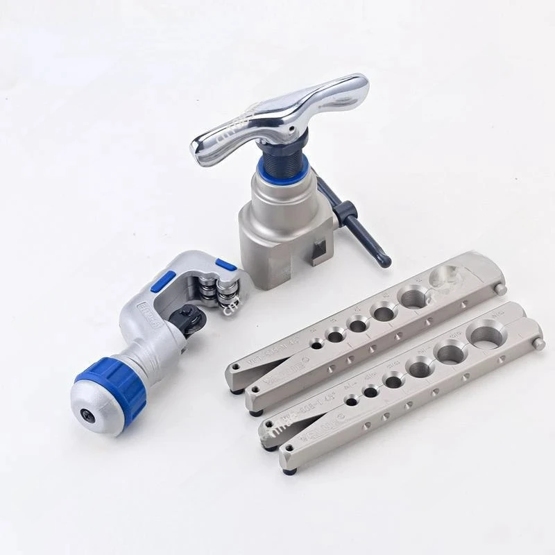 Value Eccentric Copper Tube Flaring Tool Kit With Cutter For Air Conditioner Pipe HAVC Tools VFT-808U-R410A