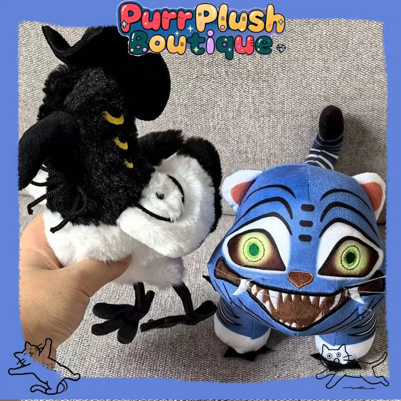 

K pop Demon Hunters Tiger Plush Toy Demon Hunters Kpop Accessories Toy Tiger Plush Doll Merch Birthday Gift Puppet Stuffed Xmas