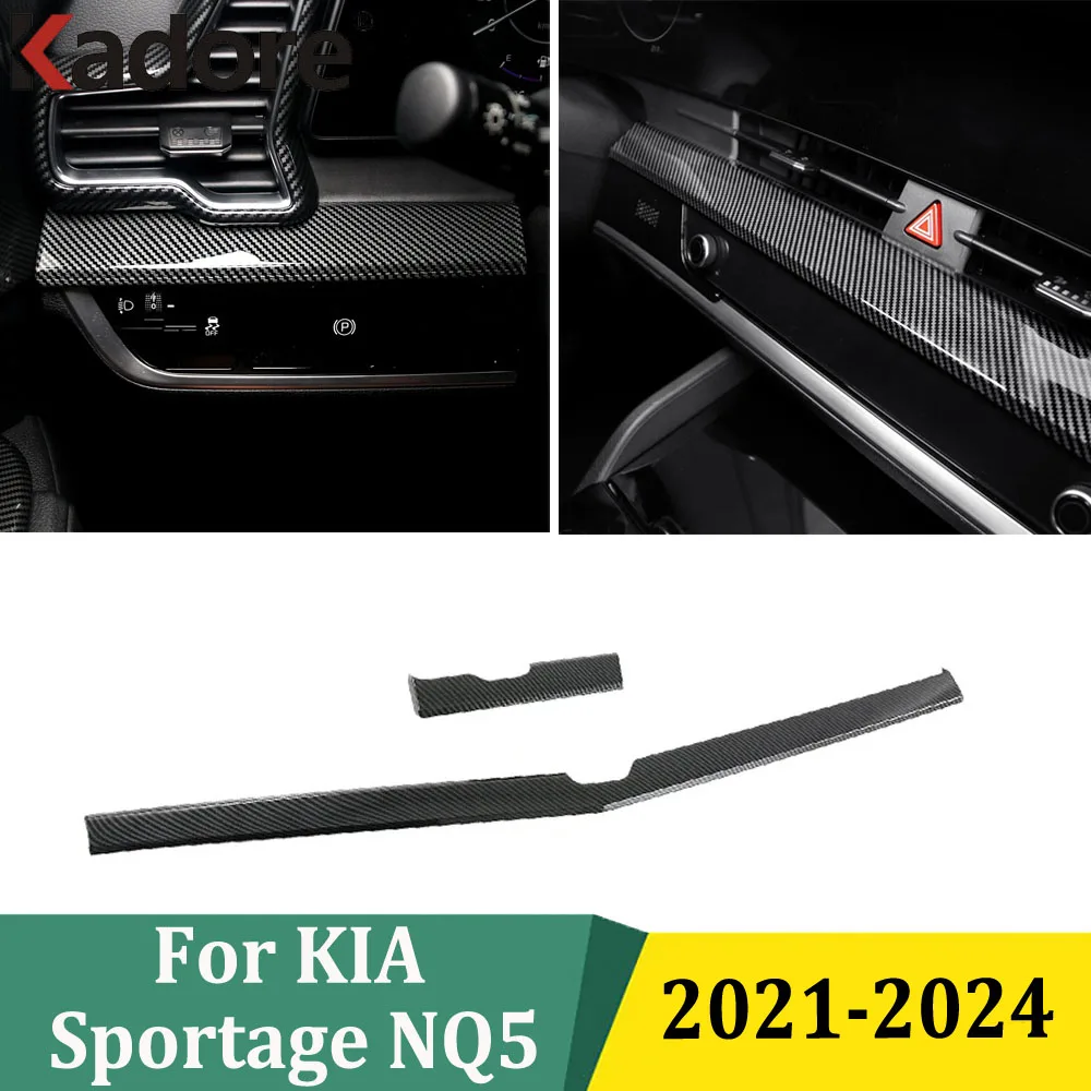 

For KIA Sportage NQ5 2021 2022 2023 2024 Center Control Strip Cover Trim Car Styling Interior Accessories (LHD)