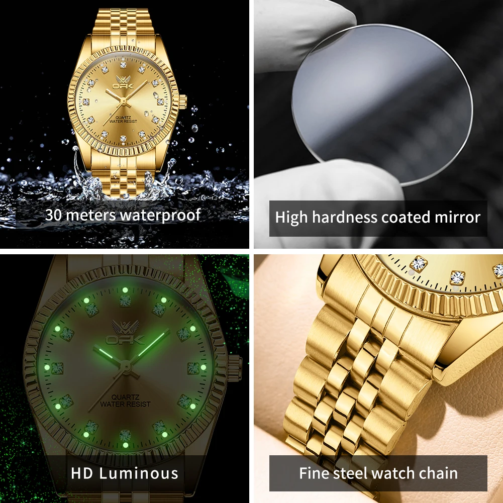Men's Zircon Scale Waterproof Automatic Watch