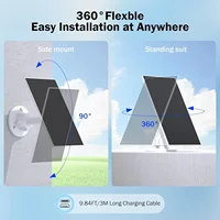 White 4W Solar IP WIFI Camera Outdoor Waterproof Security with 4G Sim Card Battery USB 6V Solar Panel Powered Camera 4