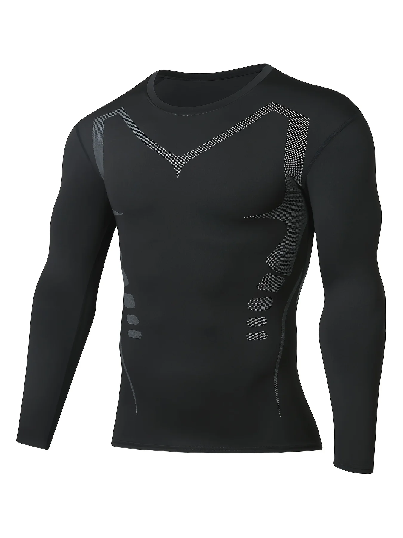 تي شيرت رجالي مطبوع عليه خيال علمي، تي شيرت للتدريب على نقل الحرارة، نمط مستقبلي، نمط شارع للتمرين في صالة الألعاب الرياضية، مرن سريع الجفاف #1