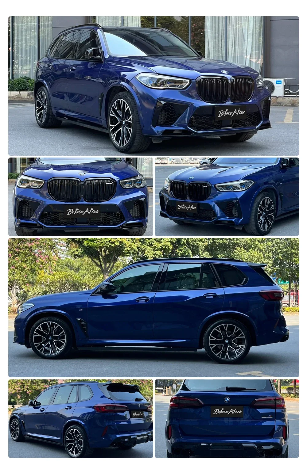 2025 Super glanzend metallic chroom blauw Verbazingwekkende kwaliteit stickerfilm Air-Release Car Wrap Vinylfolie PET Navarra blauwe autosticker