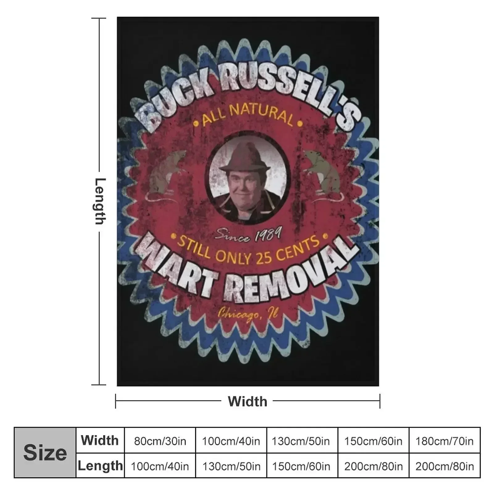 Buck Russell's Wart Removal from UNCLE BUCK, distressed shirt Throw Blanket Warm Soft Beds Sofa christmas decoration Blankets