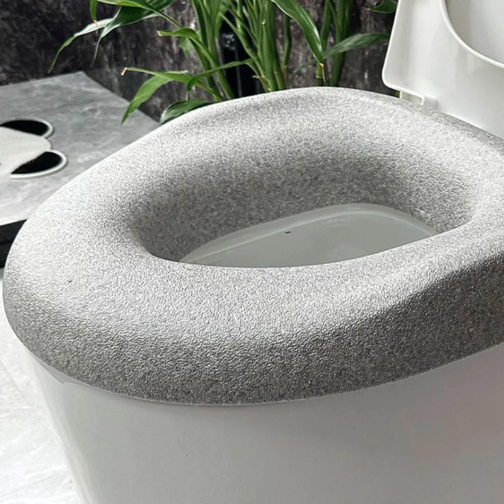 Universal Waterproof Toilet Seat Cover Thickened Washable Toilet Pad High-resilience Skin-friendly Toilet Height Pad Hotel