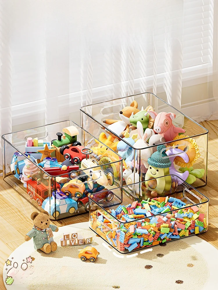 

Прозрачный акриловый органайзер для игрушек, книг и кукол, для дома, гостиной, детской комнаты, кабинета, простой и стильный дизайн
