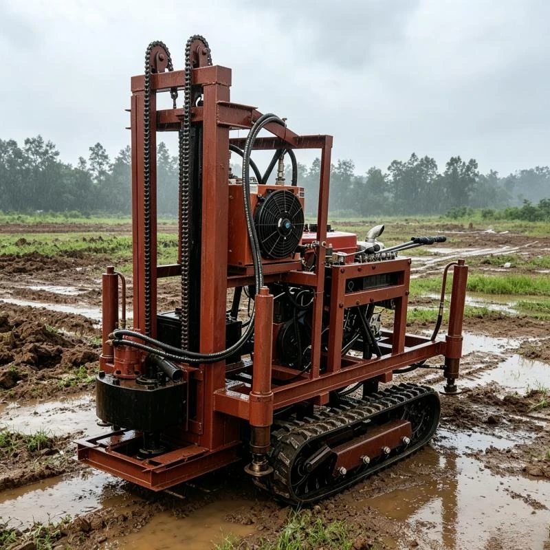 Mini Small Water Well Drilling Rig for Household Irrigation Rural Water Supply 100-300 Meter Core Usage Available for Sale