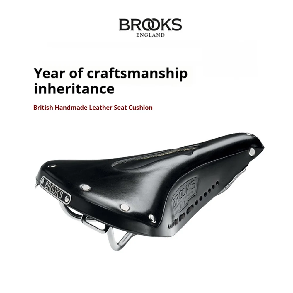 

Кожаное велосипедное седло Brooks B17 с вырезом, удобное сиденье из натуральной кожи для дорожных, MTB и туристических велосипедов