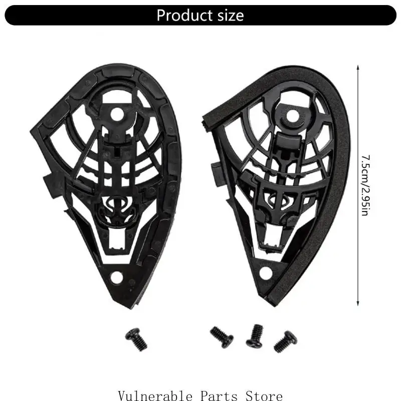 D0UC Face Shield Agens Base with Screw Potorcycle Celmets Base Plate for K3