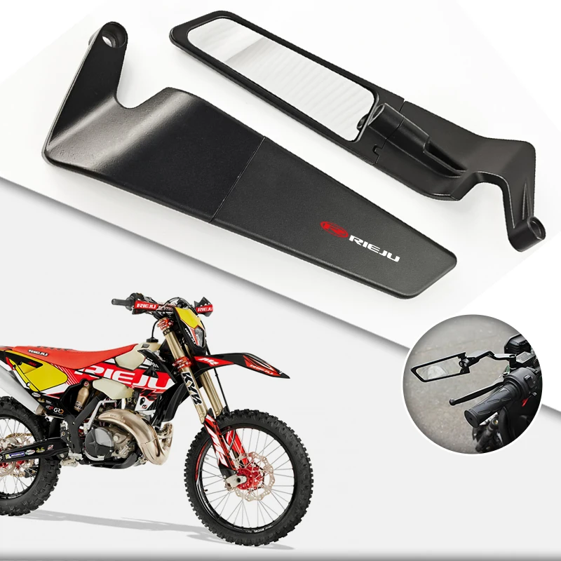 Anti-Vibration Alloy Motorcycle Mirrors Quick Installation For RIEJU tango 50cc rs2 matrix 125 307 Aventura mrt 125 mr 300