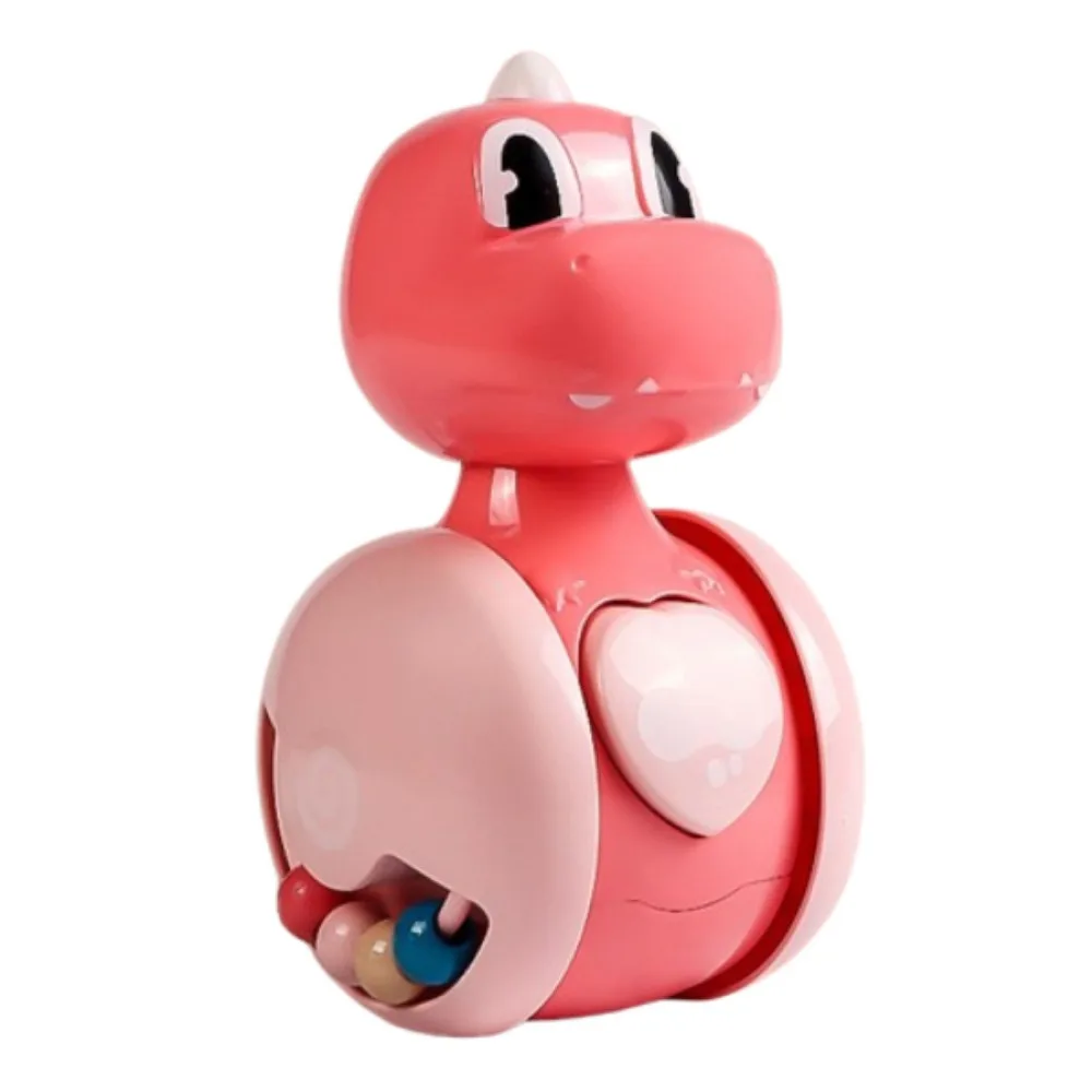 

Creative Fawn Sliding Tumbler Toy Cartoon Musical Children's Tumbler Rattle Press Squeaky Interactive Dinosaurs Tumbler Wobbler