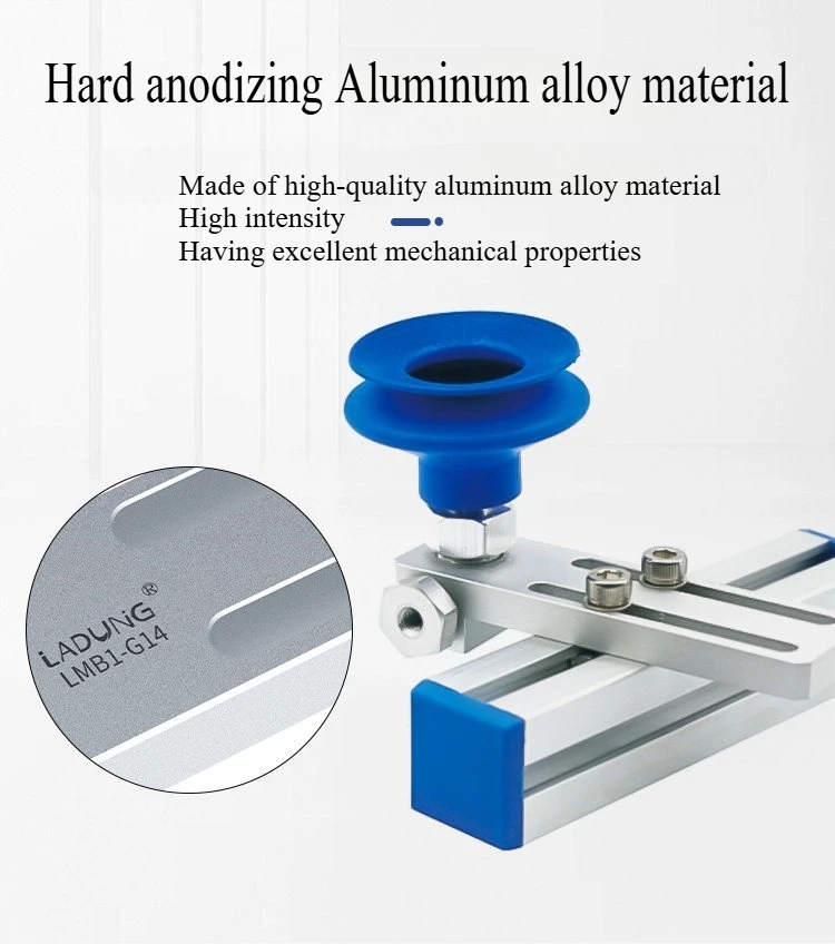 Robot Robotic Arm Cylinder Exchange Rotating Fixed Bracket Injection Molding Accessorie Suction Cup Connecting Block LDC1 Keyway