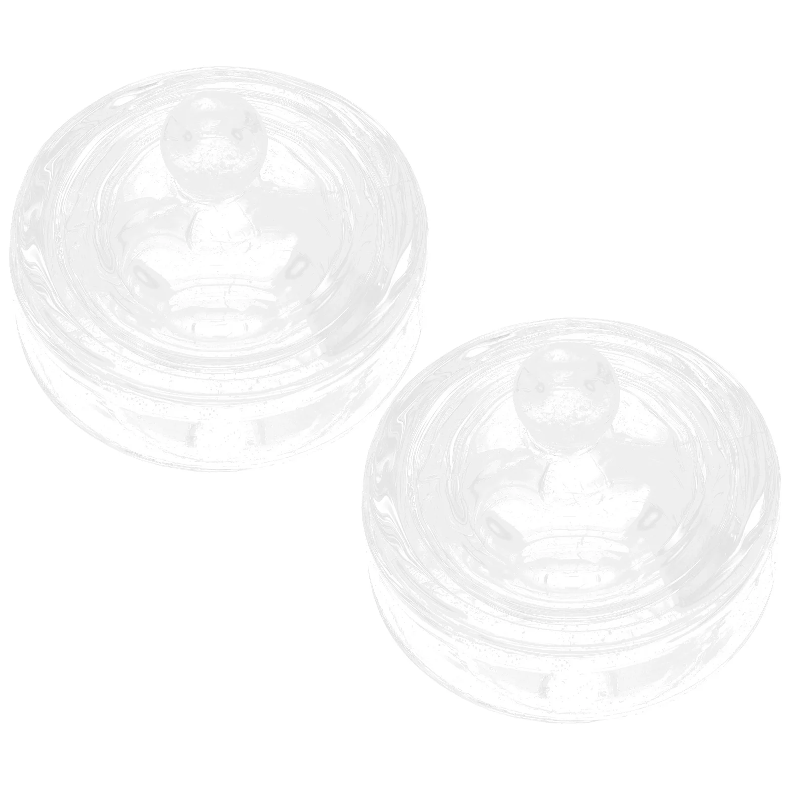 Gobelets à ongles en cristal, plat rond en verre pour porte-poudre acrylique, fournitures de manucure pour Nail Art, plat Dappen pratique, 2 pièces
