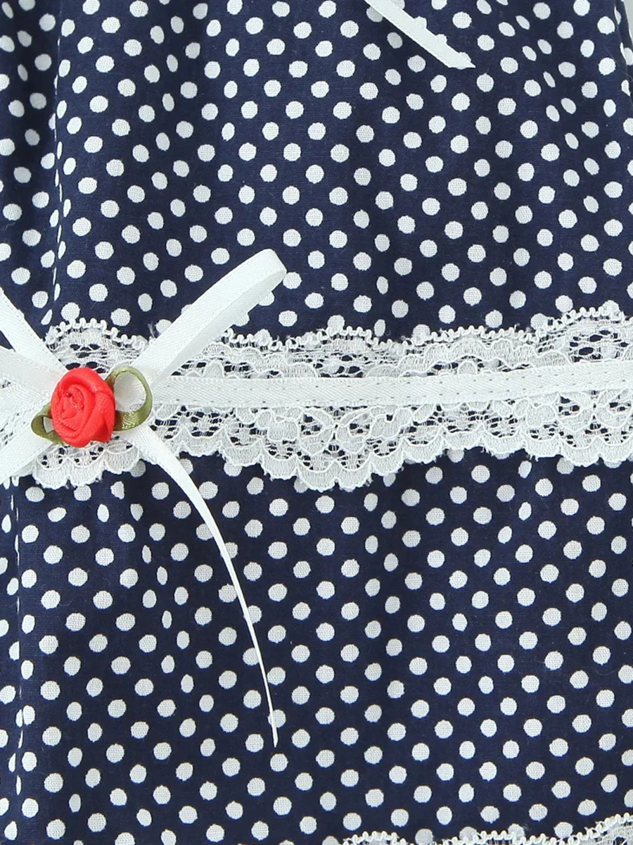 TWOTWINSTYLE Hotsweet Dot Print Set a due pezzi per donna Camicia slim a maniche corte con risvolto Vita alta Gonna con fiocco impiombato Abito femminile