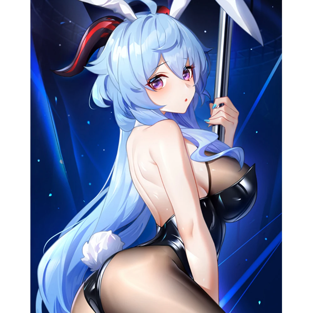 Anime Game Genshin Impact Ganyu Dakimakura Pillowcase Throw Cover Hing Body Pillow Case