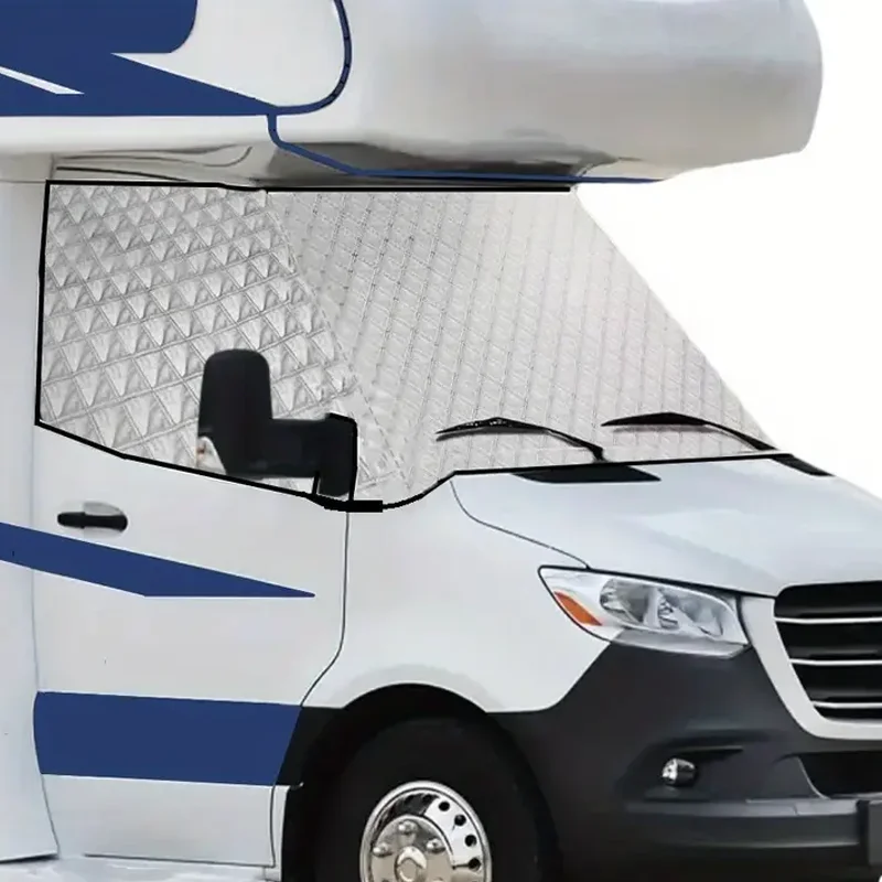 RV Windowshield Cover Sunshade Cover For Mercedes-Benz Sprinter 515 Windscreen Snow Frost Protection Motorhome RV Accessories