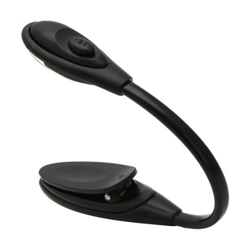 

LED Mini Book Clip Light Portable Reading Desk Light Foldable Hose Clip Reading Light
