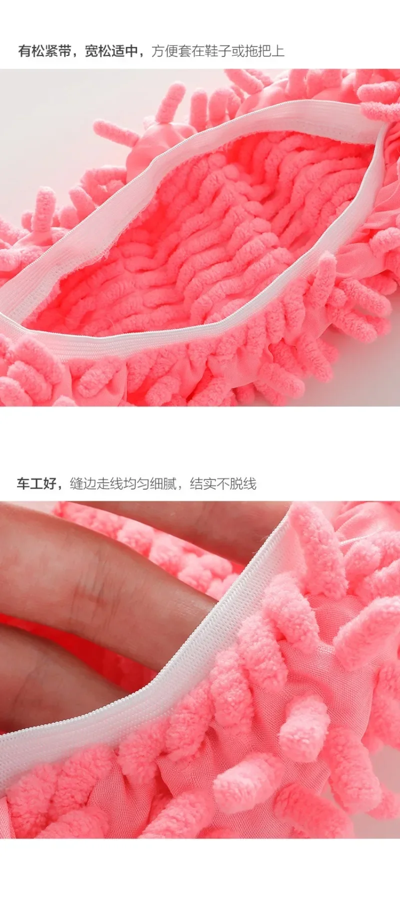 Floor Dust Cleaning Slippers Shoes Mopping Shoes Home Bathroom Floor Cleaning Micro Fiber Cleaning Wipe Shoes Accessory