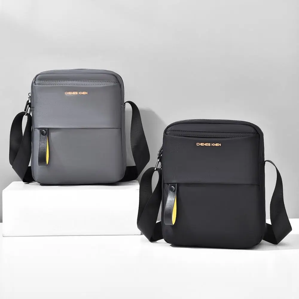 Tasche leggere con cerniera Zaino a tracolla da uomo Borsa a tracolla durevole impermeabile Borsa a tracolla Oxford Casual