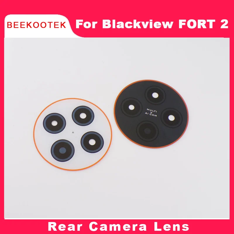 New Original Blackview FORT 2 Rear Camera Lens Cell Phone Back Camera Lens Glass Cover For Blackview FORT 2 Smart Phone