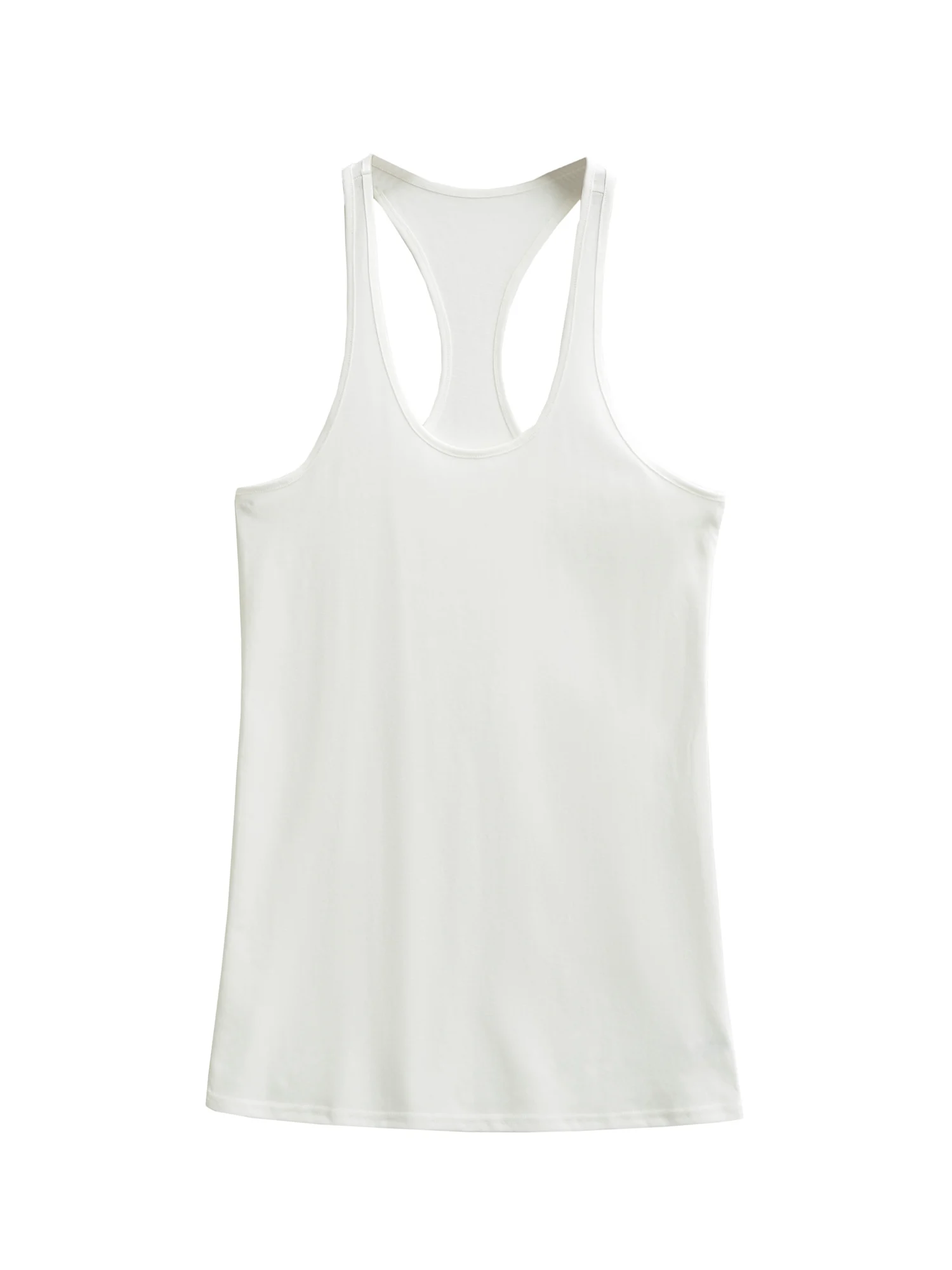 

American Retro Loose Fit Sports Women's Vest White Workwear Cross Back Top Casual Loose Feeling Layering Strap Shirt