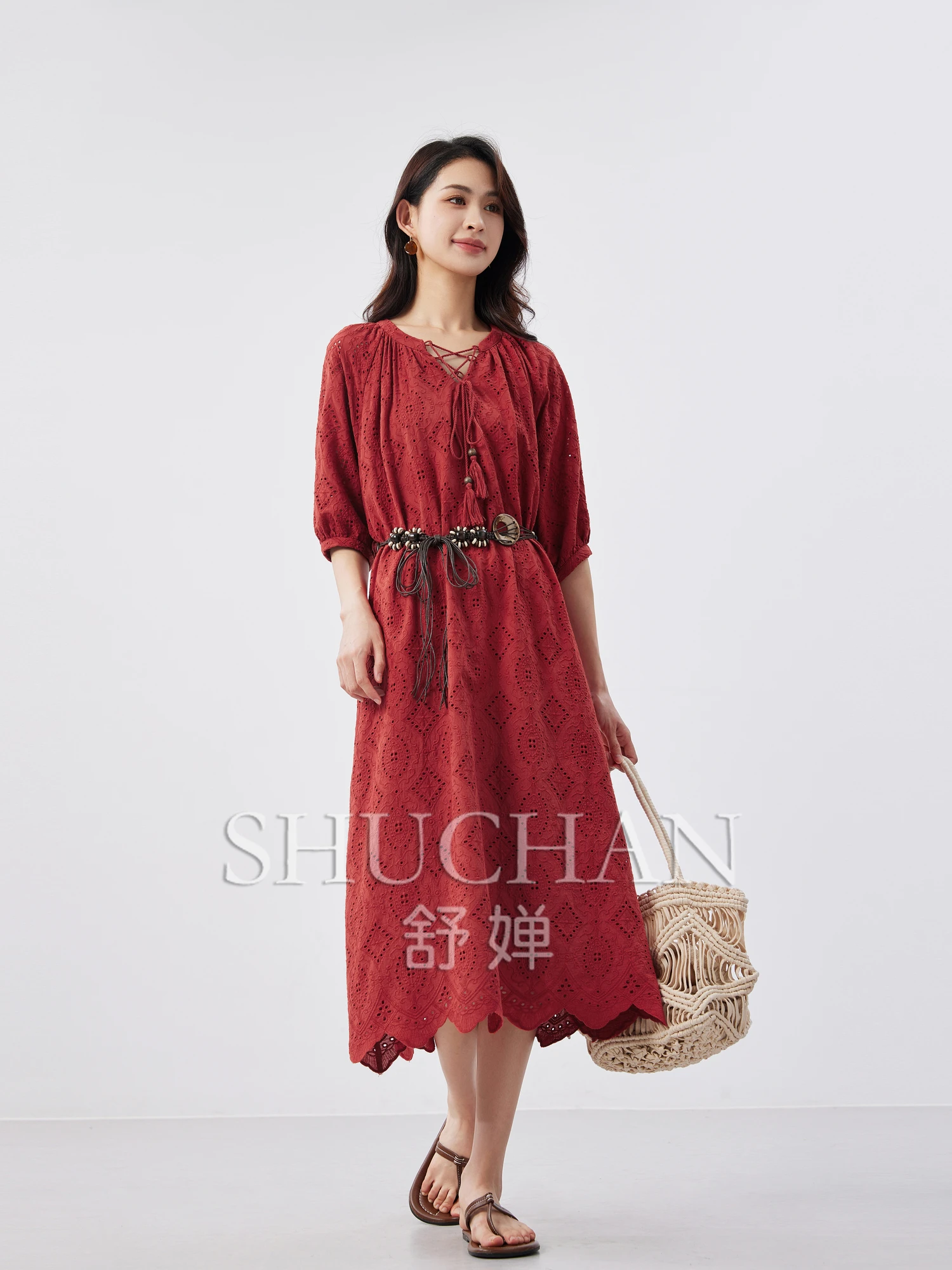 

Sexi Night Dress Hot Gypsy Long Dress for Women Red Hollow Out Streetwear Maxi Dresses for Women