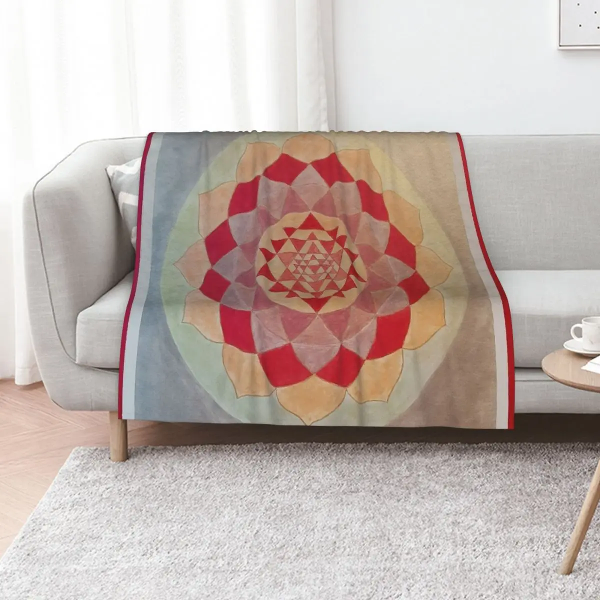 Sri Yantra in the Crown(Sahasrara)chakra Throw Blanket Blankets For Baby Picnic warm for winter bed plaid Luxury Throw Blankets