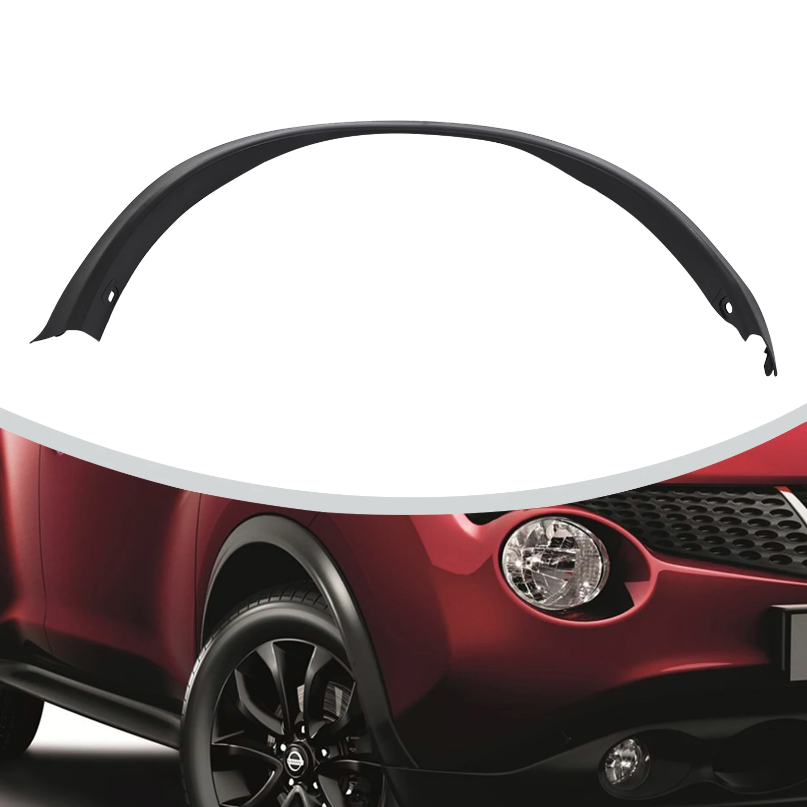

Накладка на переднее правое крыло для Nissan Juke 2011-2017, пластиковая сменная подкладка колеса, брызговик, передняя сторона пассажира