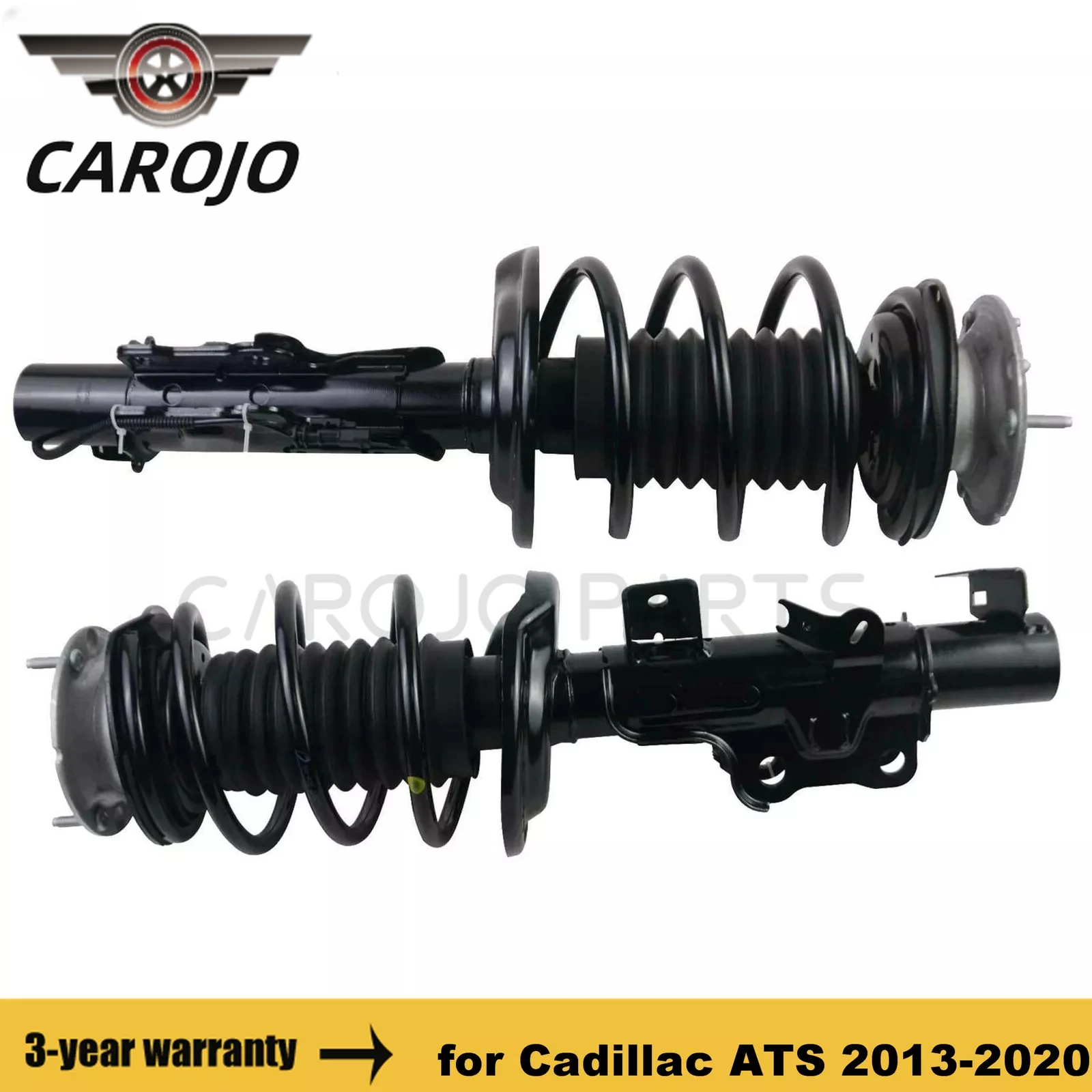 2pcs Left+Right Front Shock Absorber ASSY for Cadillac ATS 2013-2020 w/ Electric 2014-20 23247469,19300064, 22965187