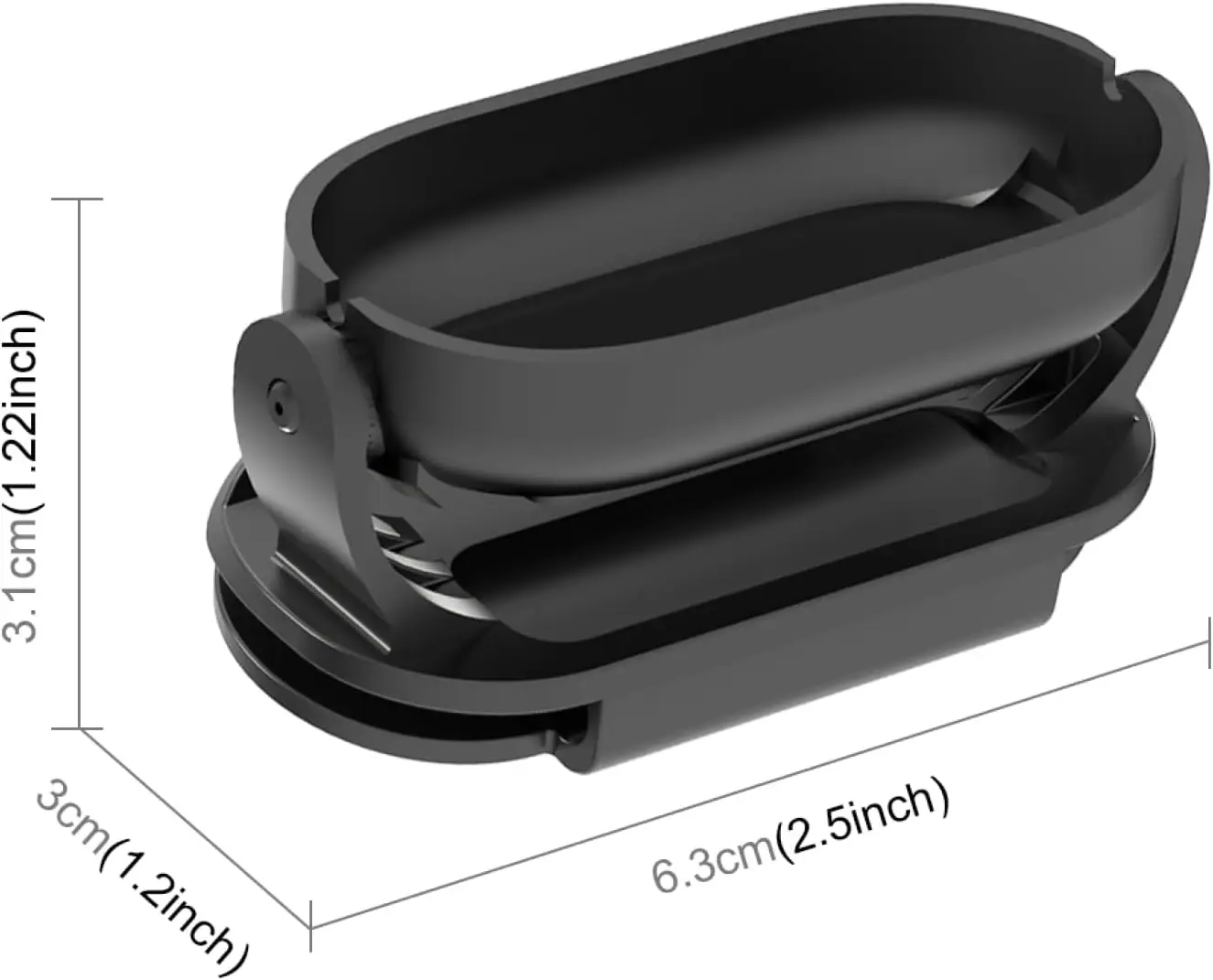 Klip mudah GO3 /GO 3S/GO2, aksesori kamera jempol braket pemasangan tetap bingkai magnetik penjepit pelepasan cepat