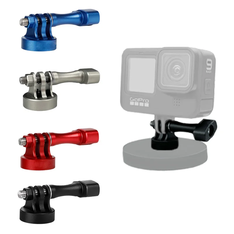 

Aluminum Alloy Metal GoPro Tripod/Monopod Mount with Aluminum Thumbscrew for GoPro Hero 11, 10, 9, 8, 7, 6, 5, 4, 3+, 3, 2, 1