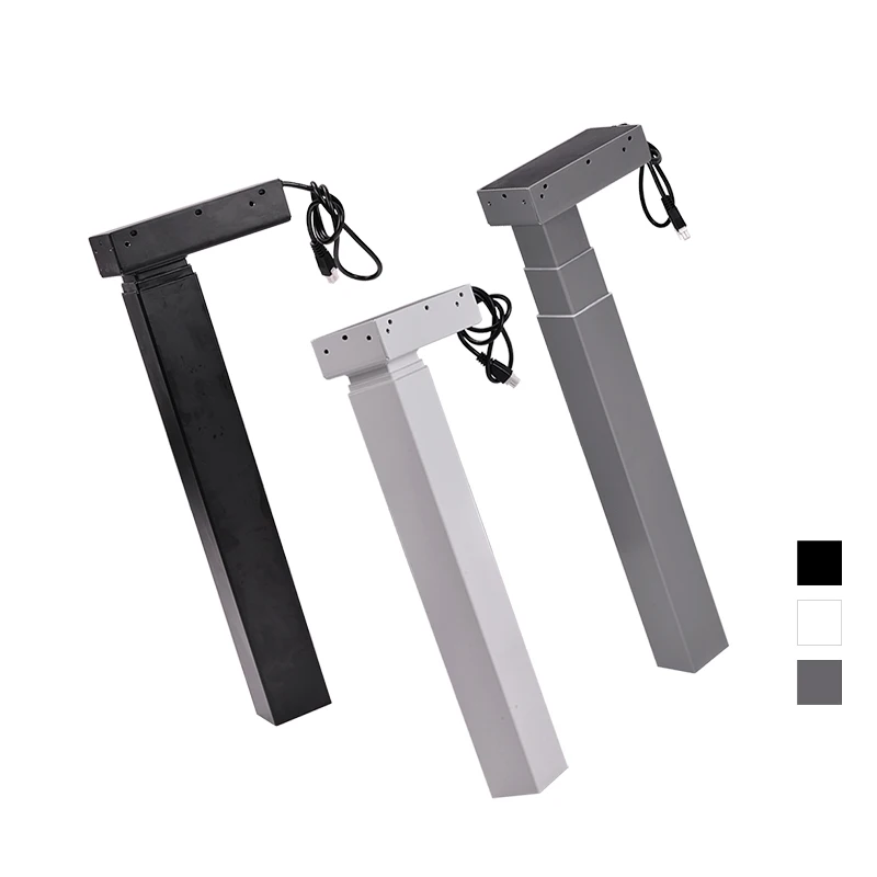 

OEM 2 3 Stage Steel Frame Metal Desk Leg Height Adjustable Table Leg for Office & Home Use Iron Electric Lifting Column