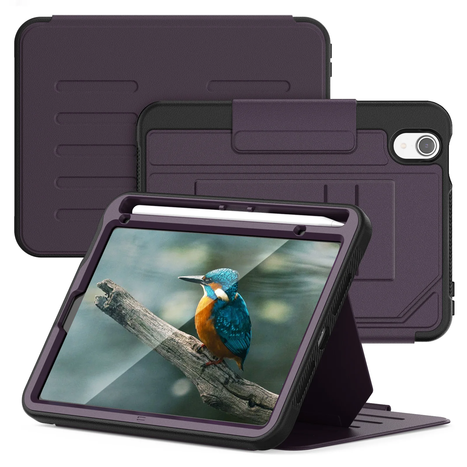 Magnetic PU Leather Case Universal For iPad Mini 7 A17 Pro 2024 iPad Mini 6 2021 8.3 inch Multi-angles Stand Cover Luxury Shell