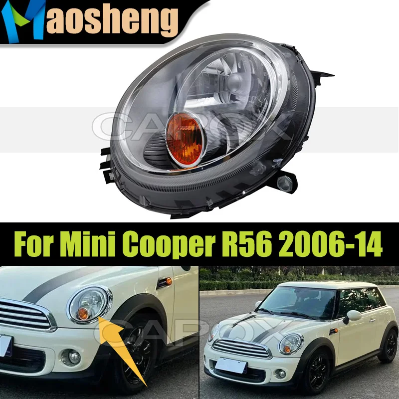 

Передняя фара без лампочек для Mini Cooper R56 2006-2014, фара дальнего света