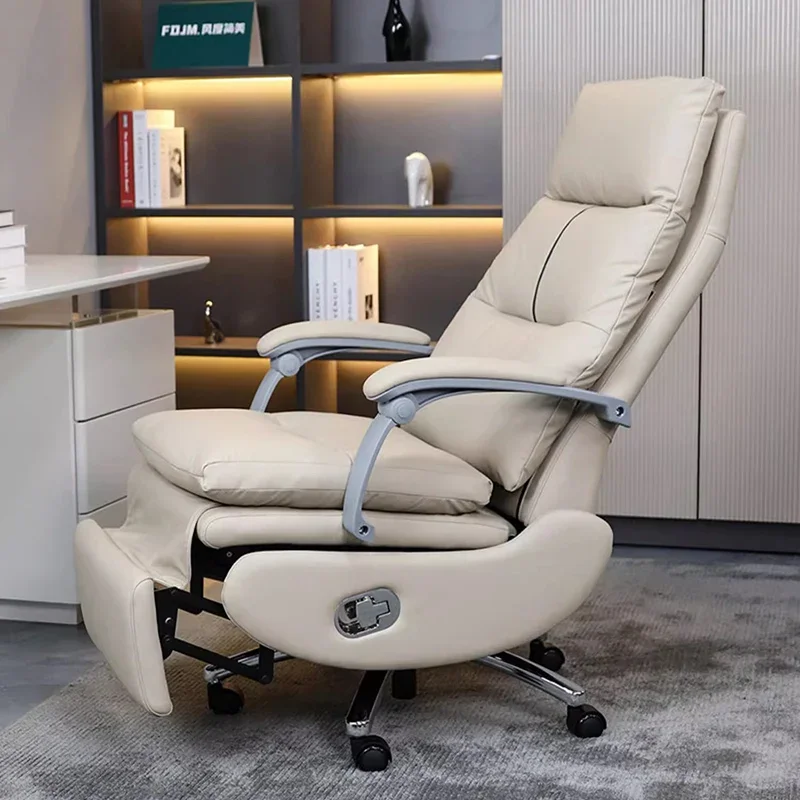 Minimalism Comfortable Sedentary Office Chair Study Bedroom Sofa Can Lie And Rest Office Chair Ergonomics Salon Furniture FYOC