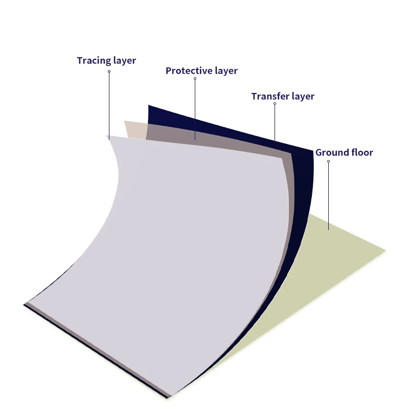 40/50/100pcs4 Layer Tattoo Transfer Paper A4 Size Tattoo Paper Plastic Bag Pack No Box Designed For Tattoos Tattoo Supplies