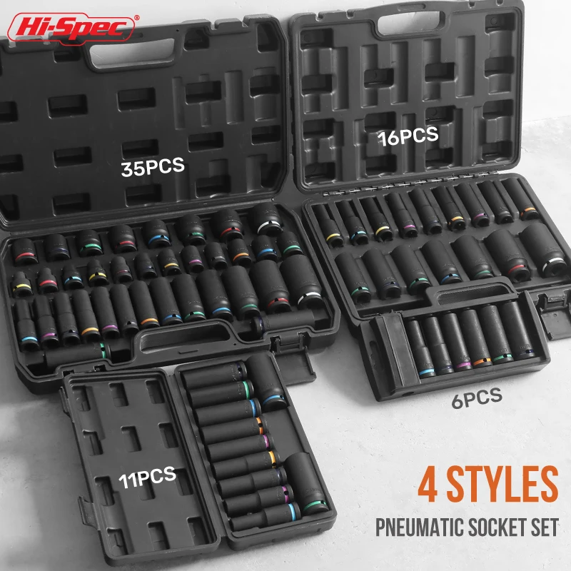 Imagem -06 - Hi-spec Longa e Curta Chave de Fenda Bits Socket Grupo Hex Bit Chrome Drive Socket Longa e Curta Chave de Fenda Reparação 35 Pcs 2