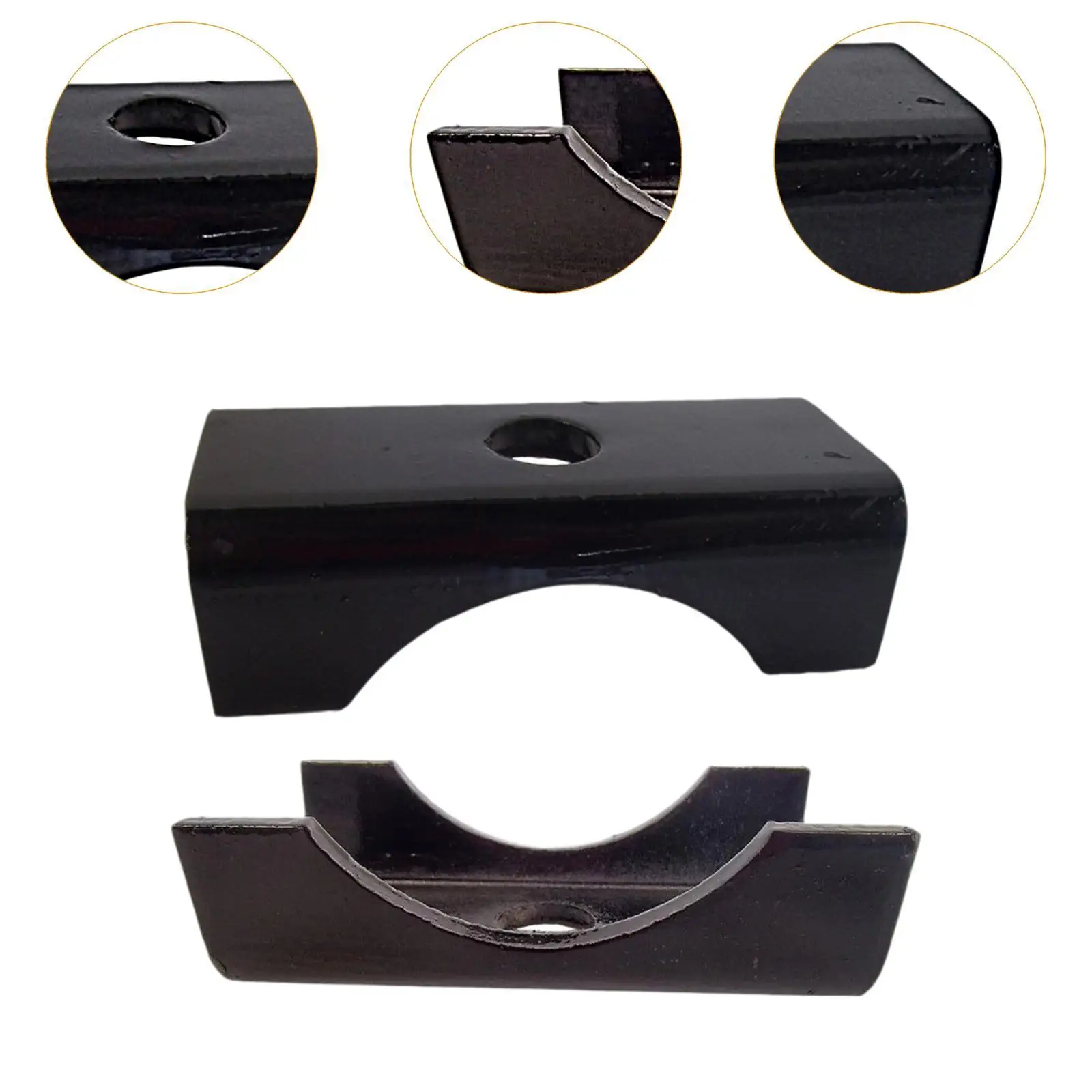 2Pcs Trailer Axle Spring Perch Seats Professional Sturdy SP-3 for Model 5200, 6000, 7000 Capacity Axles for Round Trailer Boxes