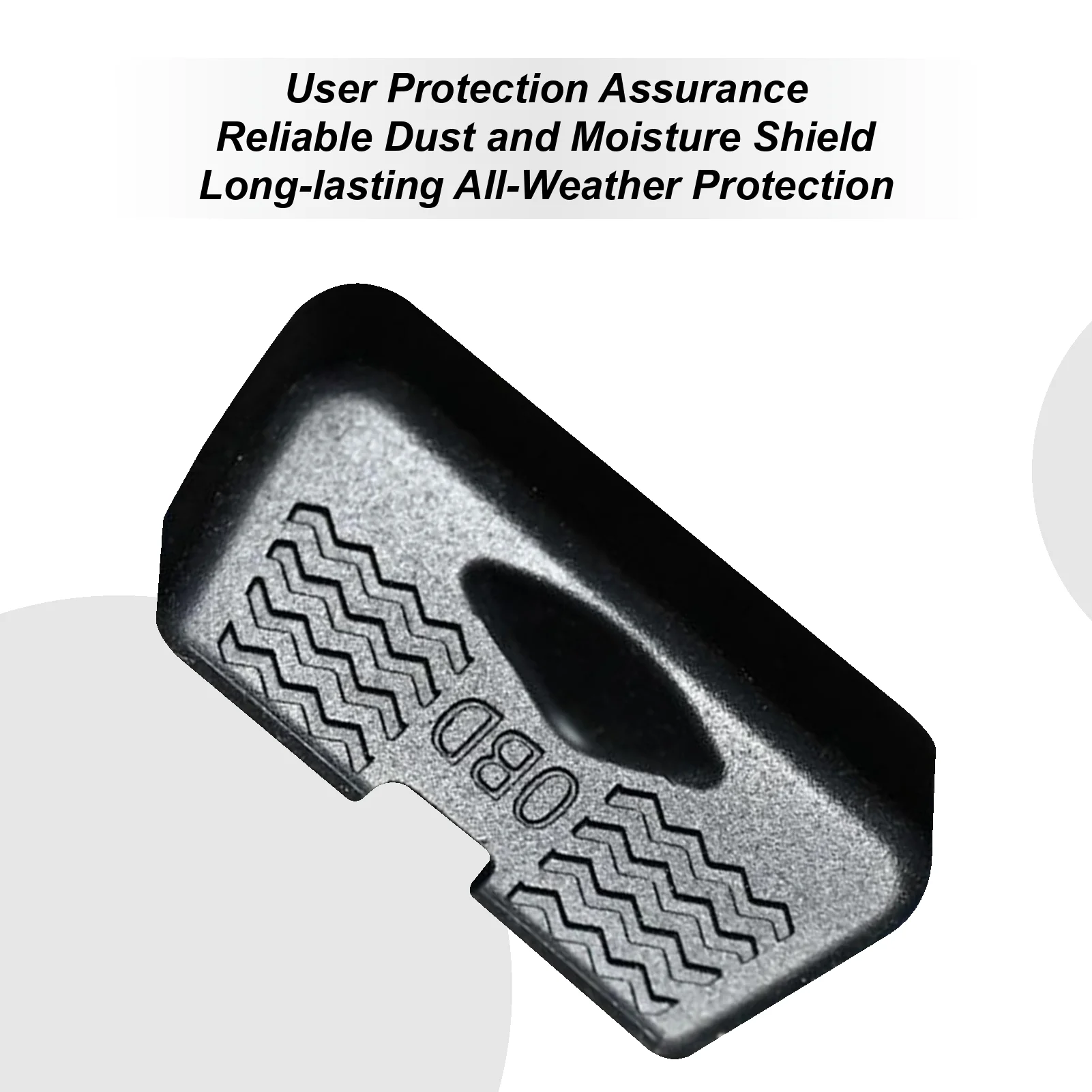 Obd-poortbeschermer voor auto's Siliconen waterdicht Stofdicht Anti-diefstal Autobenodigdheden Obd-scannerhoes voor SUV RV Voertuigreis