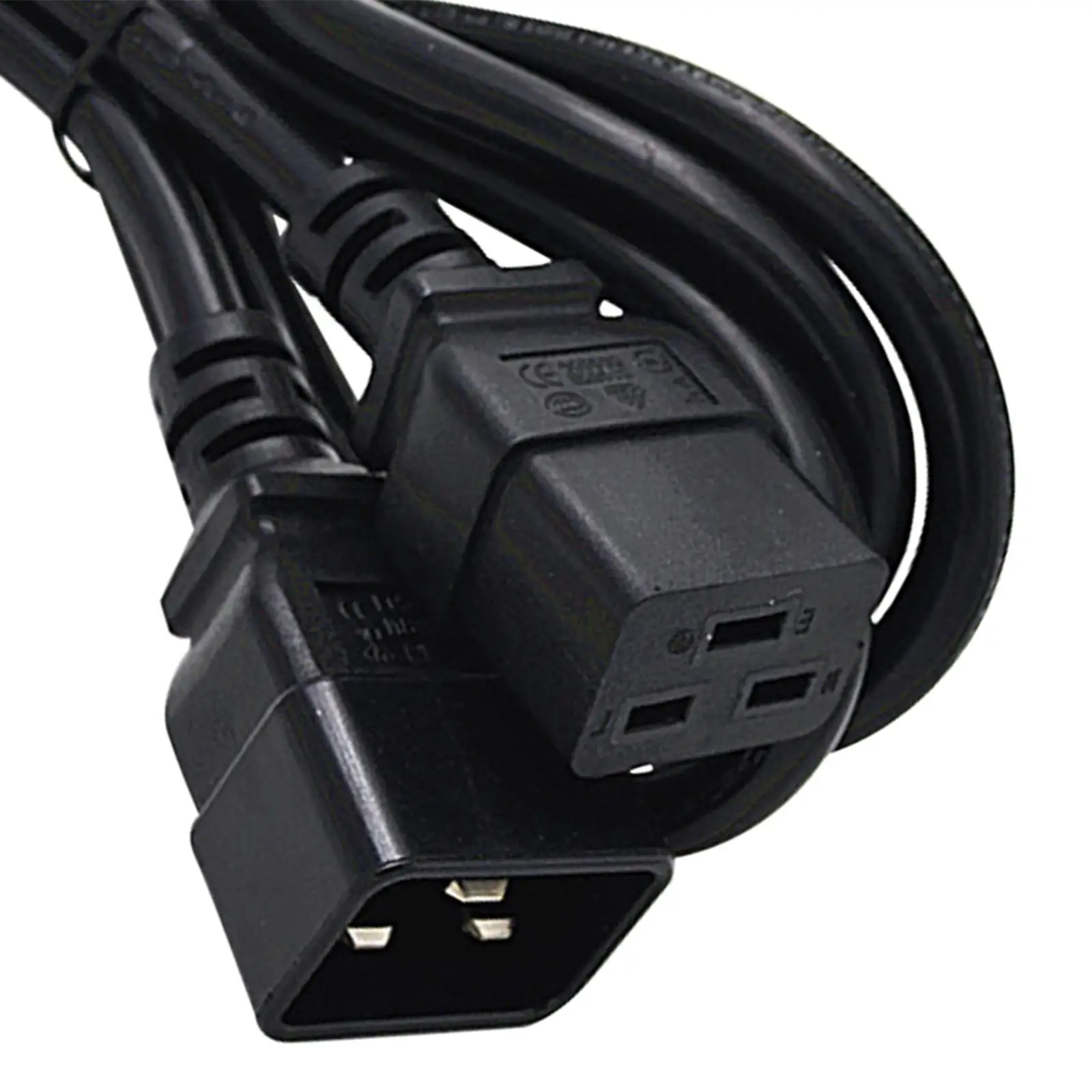 IEC320-C20 إلى IEC320-C19 سلك محول الطاقة تصنيف التحويل الحالي 16A