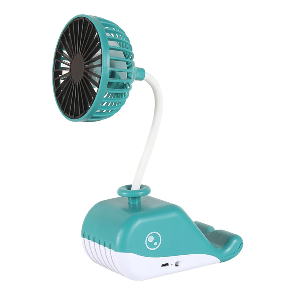 

Portable Mobile Phone Support Fan Desktop USB Dolphin Base USB Charging Fan for Home Office Travel Mobile Phone Bracket