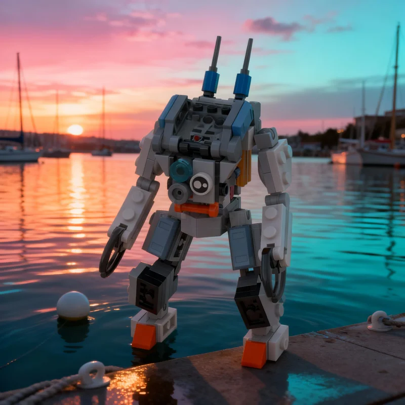 118pcs MOC Space ARGOS Science Mech Suit Model Building Blocks Construction Idea Creative Festival Gifts Toys Education Brick