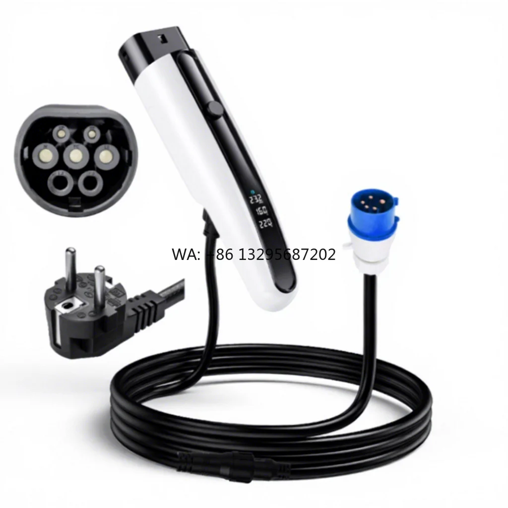 

SUPERGENIE QD03 7KW AC EV Charger Portable Type 2 with IP55 Protection and 5m Cable for & BYD Electric Vehicles