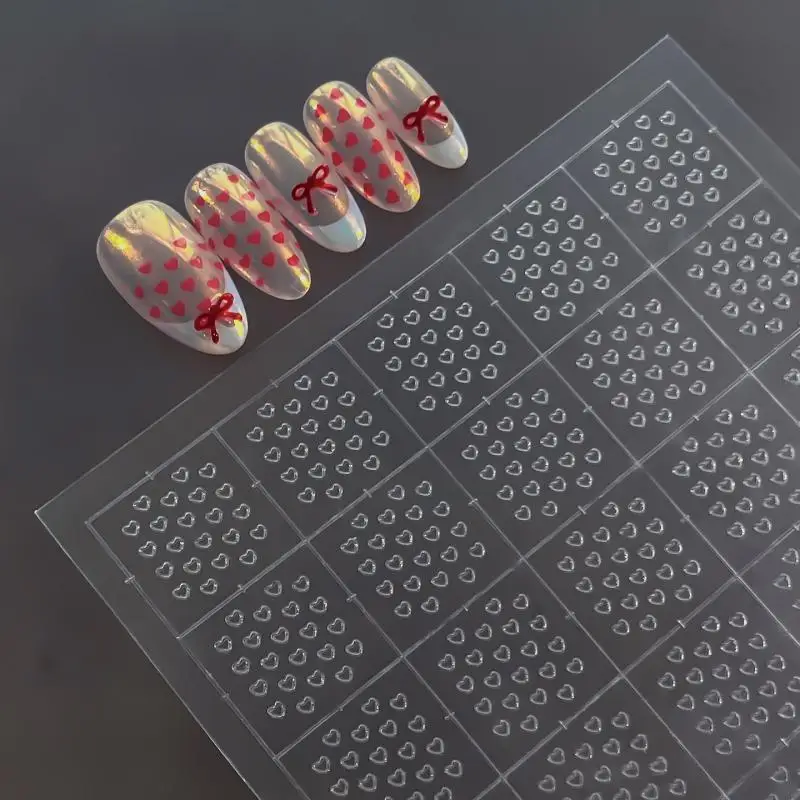 Hollow Out Bubble Nail Art Stencils Stickers Spray Painted Design Star Love Pattern Template Nail Decals Auxiliary Tools
