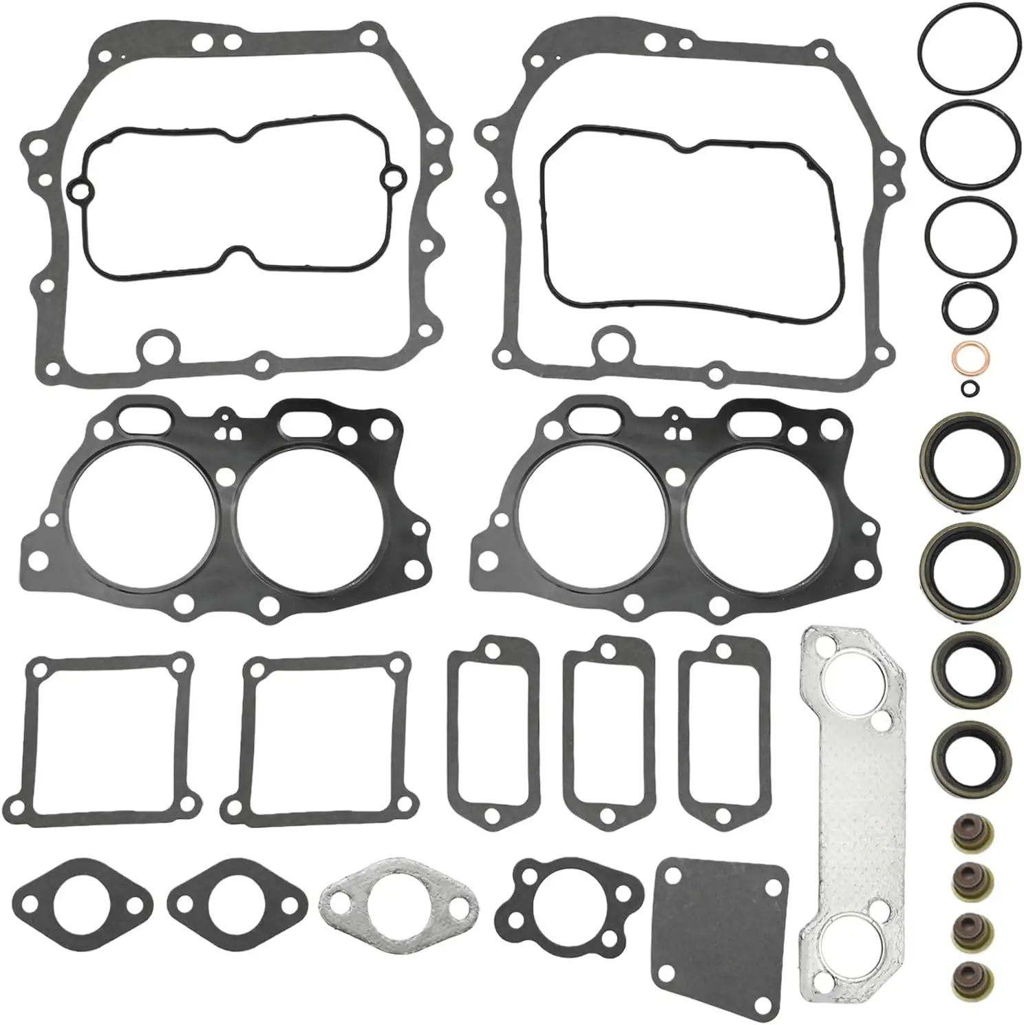 7608902 Gaskets Seals Repair Kit, Replacement for EZGO Gas 295cc 350cc 4 Cycle Fuji Robin Engine 1991-2008