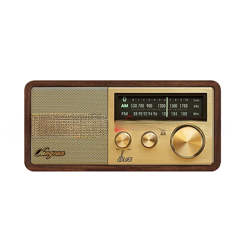 SANGEAN Bruce WR-11BT bluetooth speaker retro old-fashioned nostalgic audio radio, FM88-108 MHZ, AM530-1700KHZ