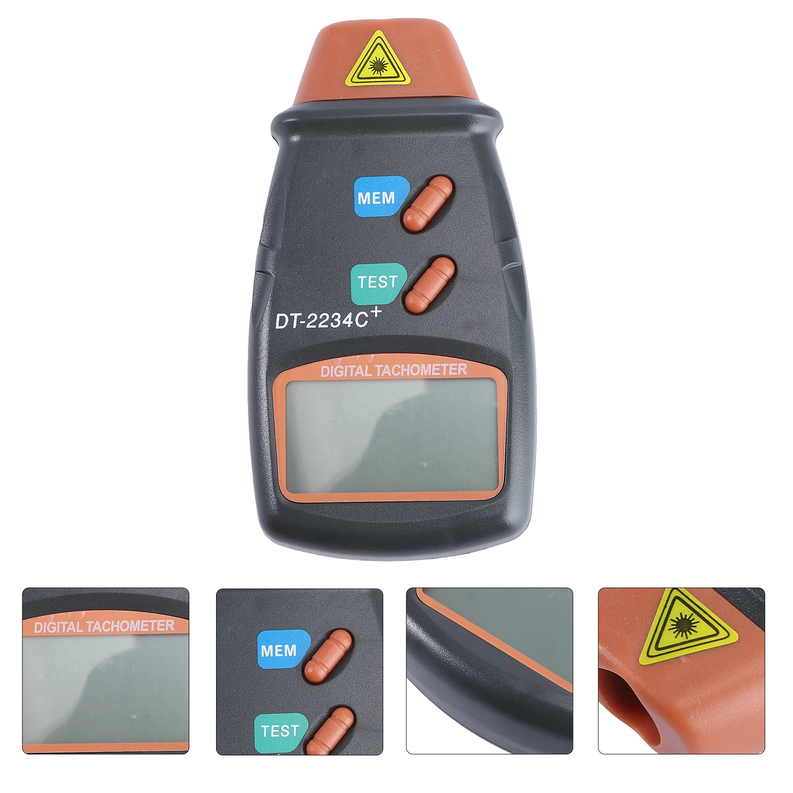 

Mini Size Hand Held Digital Photo Tachometer Powered High Resolution Meter for Motors Wheels Lathe Measurement