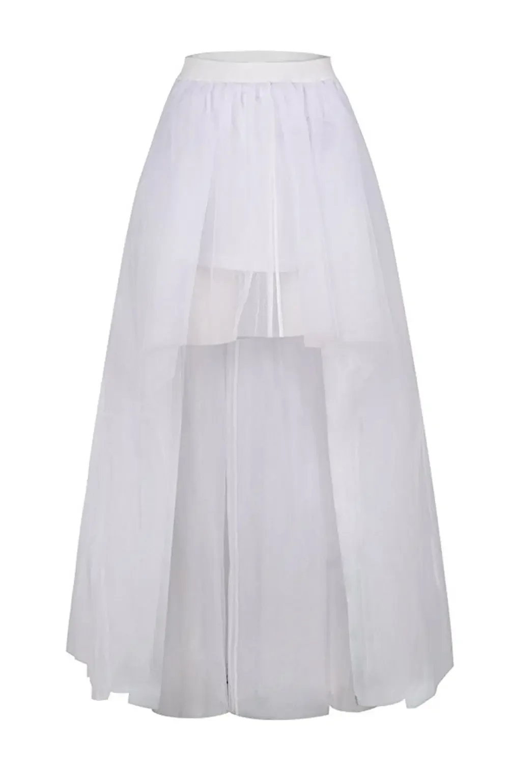 Zwarte Tule Lange Petticoat Rockabilly 3 Lagen Hoog Laag Vrouw Tutu Rok Onderrok Slips Bruiloft Accessoires 2022