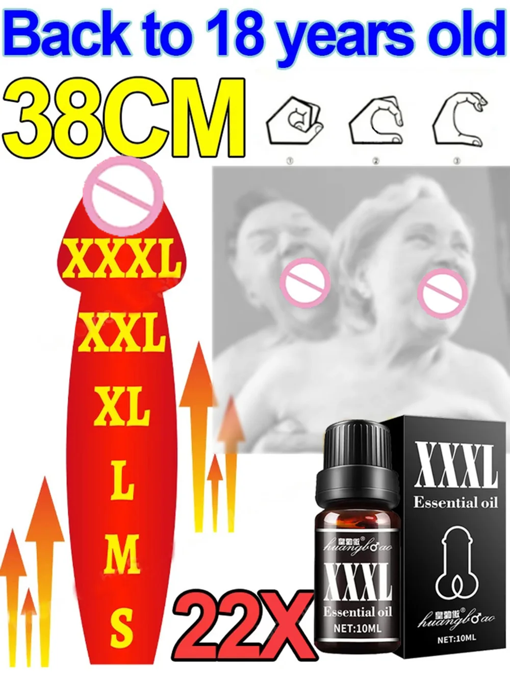 

Big Dick Penis Enlargement Cream Sex Gel 20ml Increase Size Male Delay Erection Cream for Men Growth Thicken Adult Products