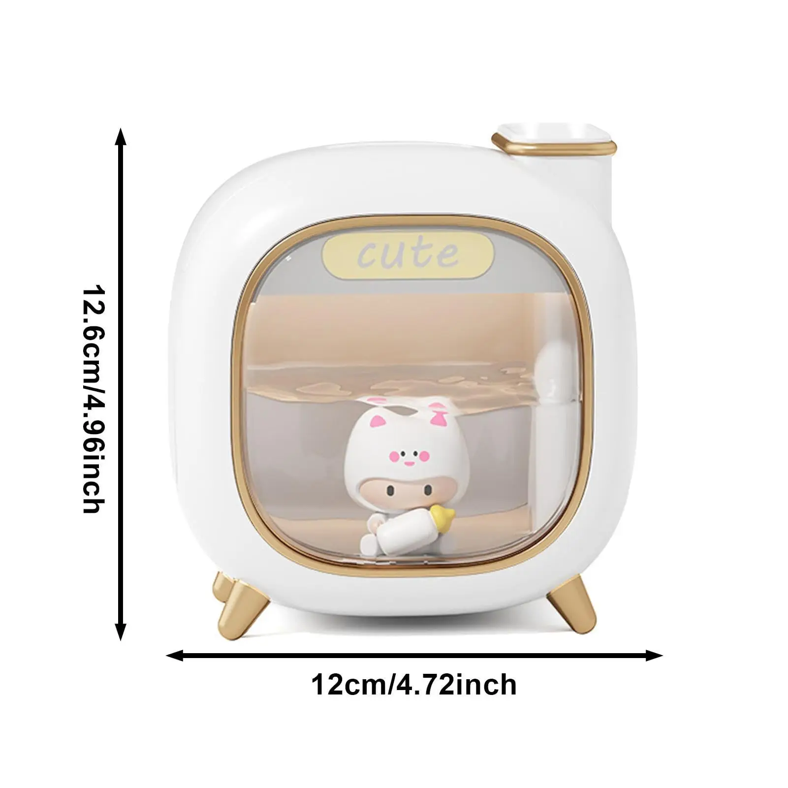 مرطبات صغيرة محمولة USB مع ضوء ليلي ، رذاذ مزدوج ، ضباب بارد ، صغير ، غرفة نوم ، مدرسة ، سيارة ، سفر ، شركة